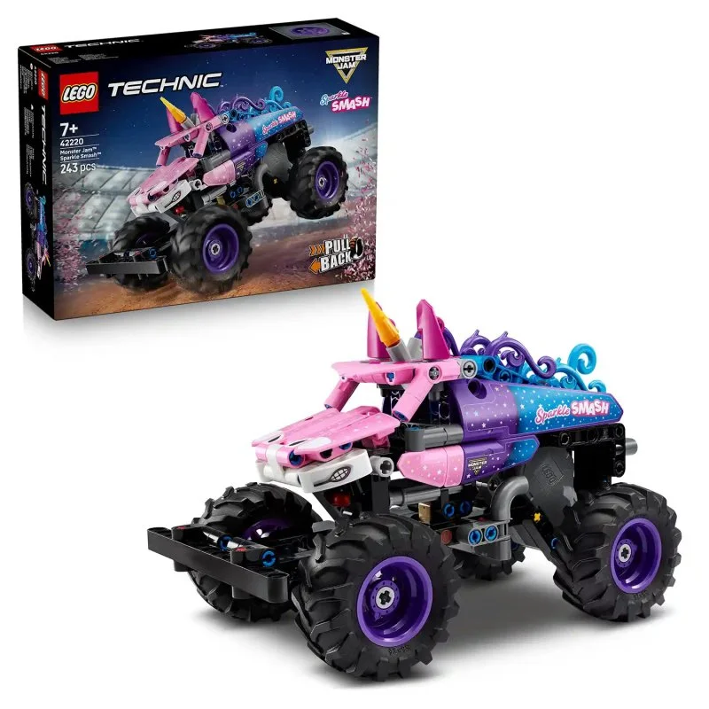 Technic 42220 Monster Jam™ Sparkle Smash™ met terugtrekmotor