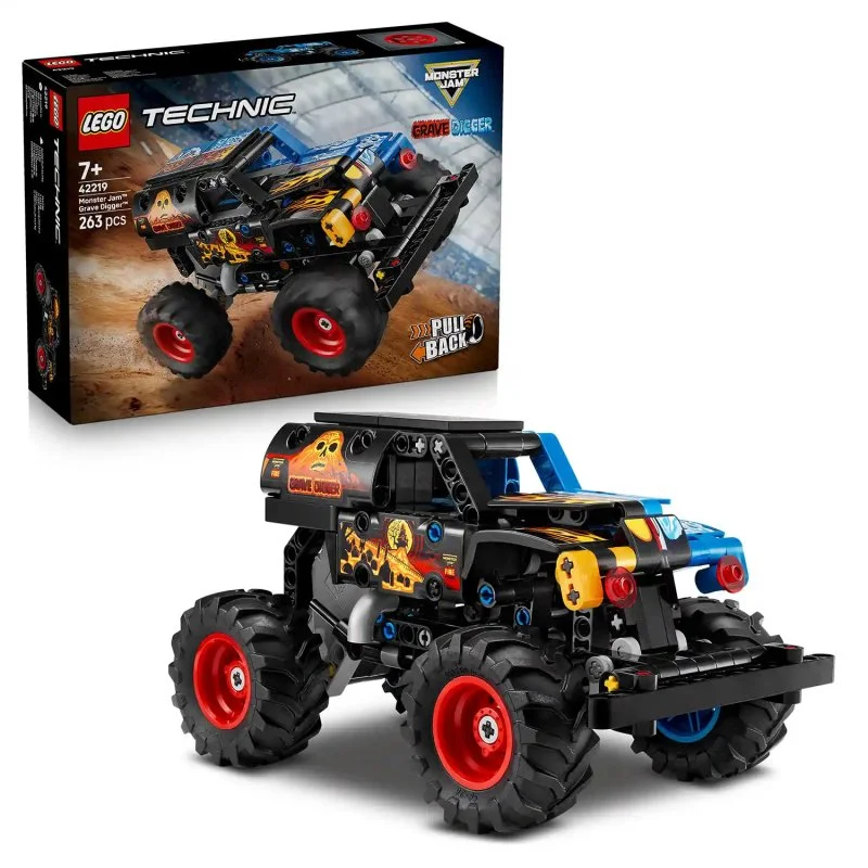 Technic 42219 Monster Jam™ Grave Digger™ Vuur en ijs