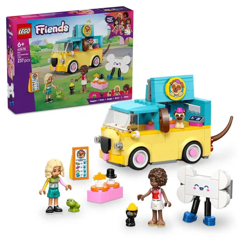 Friends 42678 Bestelwagen met accessoires voor huisdieren