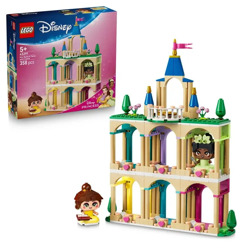 Disney Princess 43291 Mini Belle en Tiana met kasteel