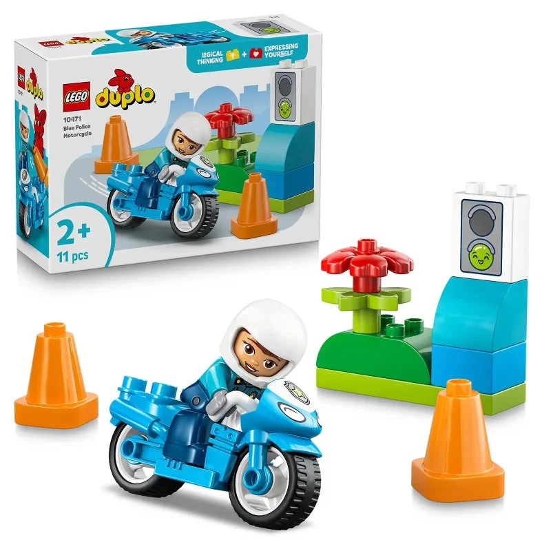 DUPLO® 10471 Blauwe politiemotor