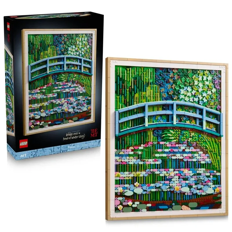 Art 31220 Claude Monet – Brug over een vijver met waterlelies
