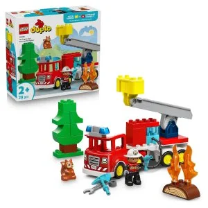 LEGO® DUPLO® 10473 Brandweerauto met slang en brandweerman