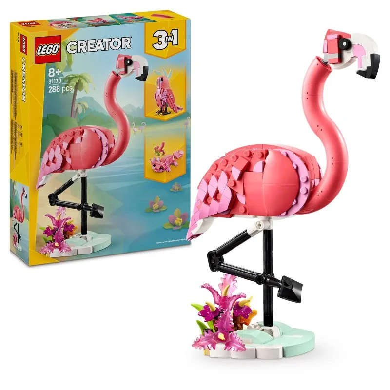 Creator 3-in-1 31170 Wilde dieren: Roze flamingo