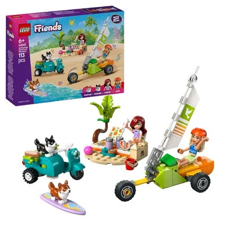 Friends 42641 Avontuur met surfende honden en scooter