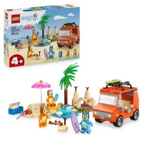 LEGO® Bluey 11202 Bluey en een gezinsuitje met de auto naar het strand