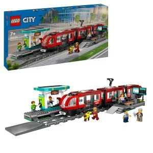 LEGO® City 60423 Tram en halte in het stadscentrum