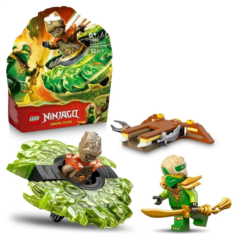 NINJAGO® 71850 Lloyd vs. spinner van het aardmonster