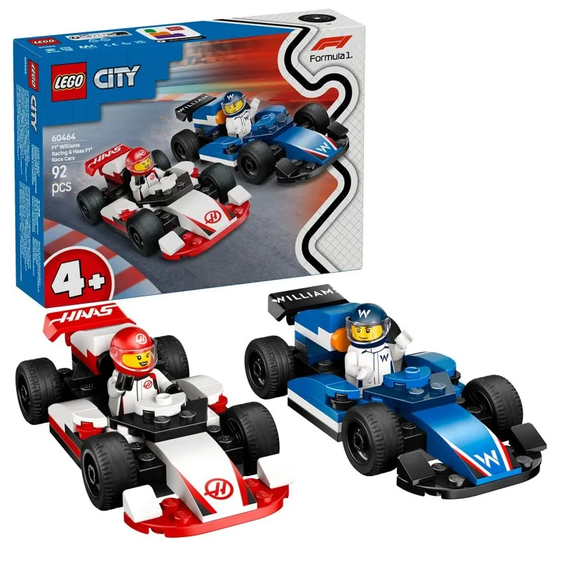 City 60464 F1® raceauto's Williams Racing en Haas F1®