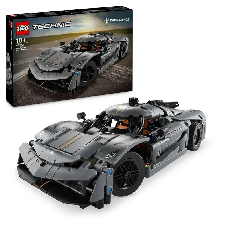 Technic 42173 Grijze hyperauto Koenigsegg Jesko Absolut