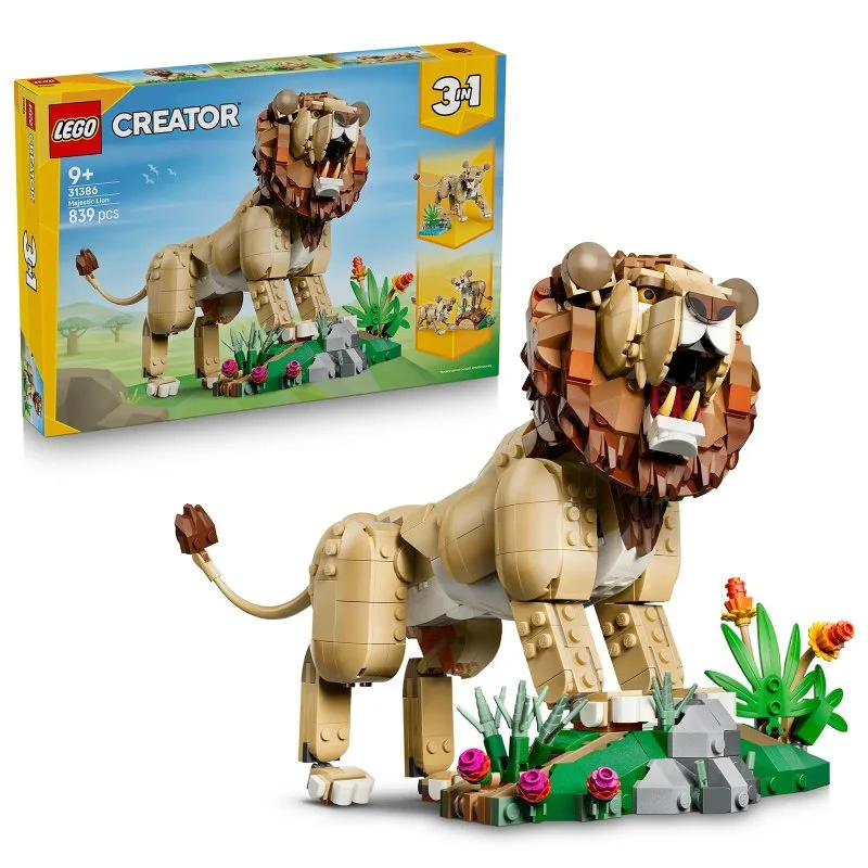 Creator 31386 Wilde dieren: Majestueuze leeuw