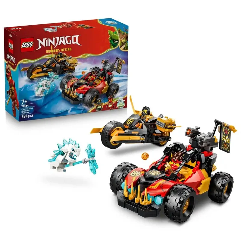 NINJAGO® 71864 Combineerbare voertuigen van Kai en Cole