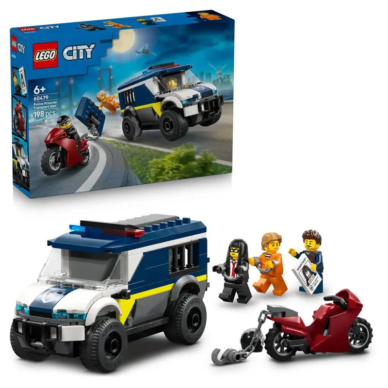 City 60479 Politiebestelwagen voor het vervoer van gevangenen