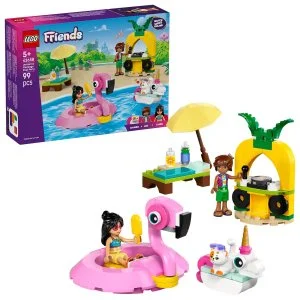 LEGO® Friends 42658 Plezier aan het zwembad met een eenhoorn en een flamingo
