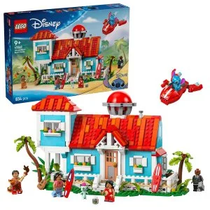 LEGO® Disney 43268 Lilo & Stitch en strandhuisje aan het strand
