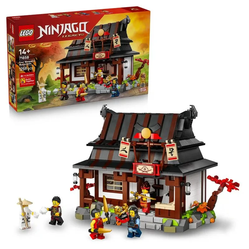 NINJAGO® 71858 Smederij De Vier Wapens: 15 jaar NINJAGO