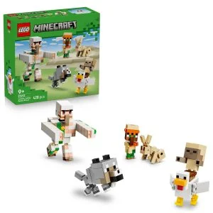 LEGO® Minecraft® 21592 Kippenjockey en aanval in de woestijn