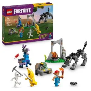 LEGO® Fortnite® 77075 Peely en Sparkplug en hun kampeerplaats