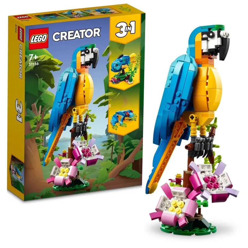 Creator 3-in-1 31136 Exotische papegaai