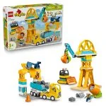 DUPLO® 10476 Bouwplaats en voertuigen 3-in-1