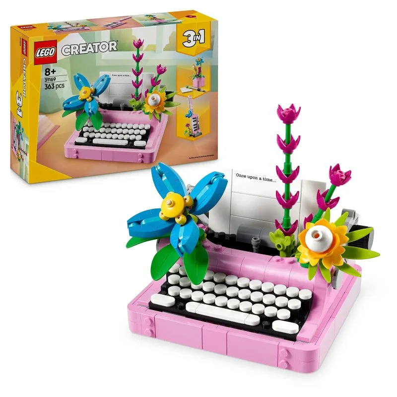 Creator 3-in-1 31169 Typemachine met bloemen