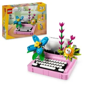 LEGO® Creator 3-in-1 31169 Typemachine met bloemen