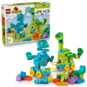LEGO® DUPLO® 10451 3-in-1: Dinosaurussen op wieltjes