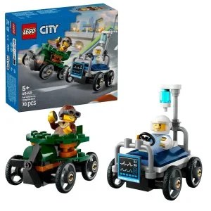 LEGO® City 60459 Racepakket: Vliegtuig vs. ziekenhuisbed