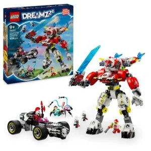 LEGO® DREAMZzz™ 71497 Coopers tijgerrobot en Zers hotrod