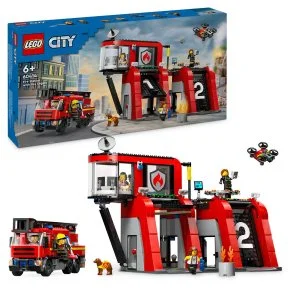 LEGO® City 60414 Brandweerkazerne met brandweerwagen