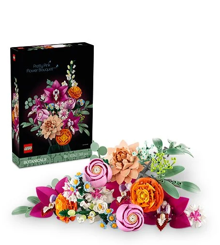 Botanicals 10342 Prachtig boeket van roze bloemen