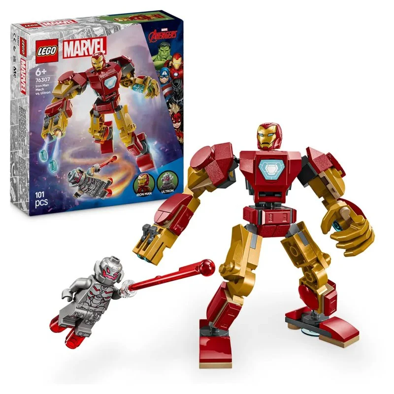 Marvel 76307 Iron Man in een robotpak vs. Ultron