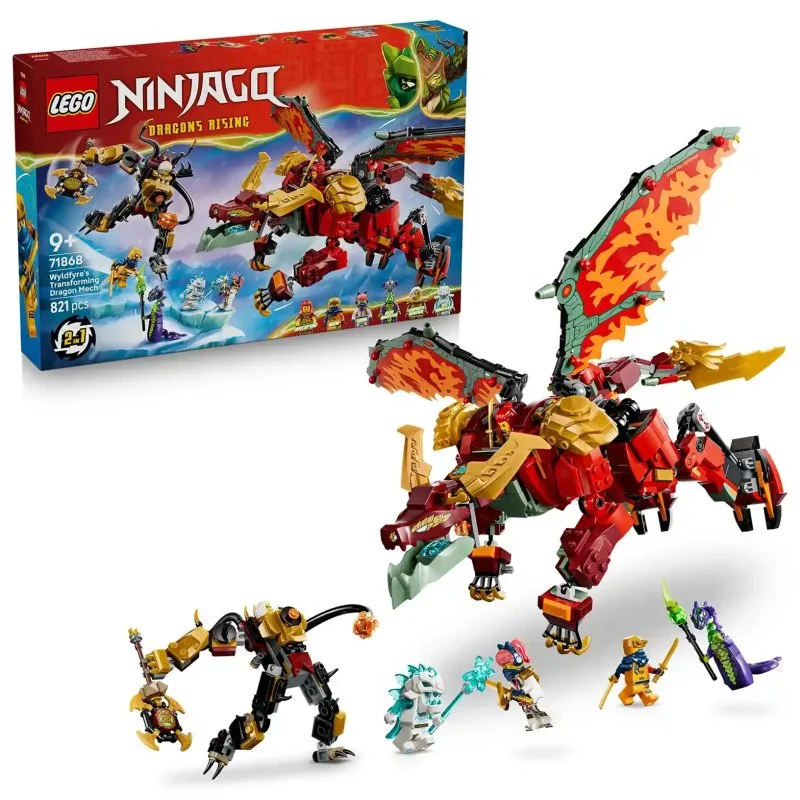 NINJAGO® 71868 Wyldfyre en transformerend drakenpak