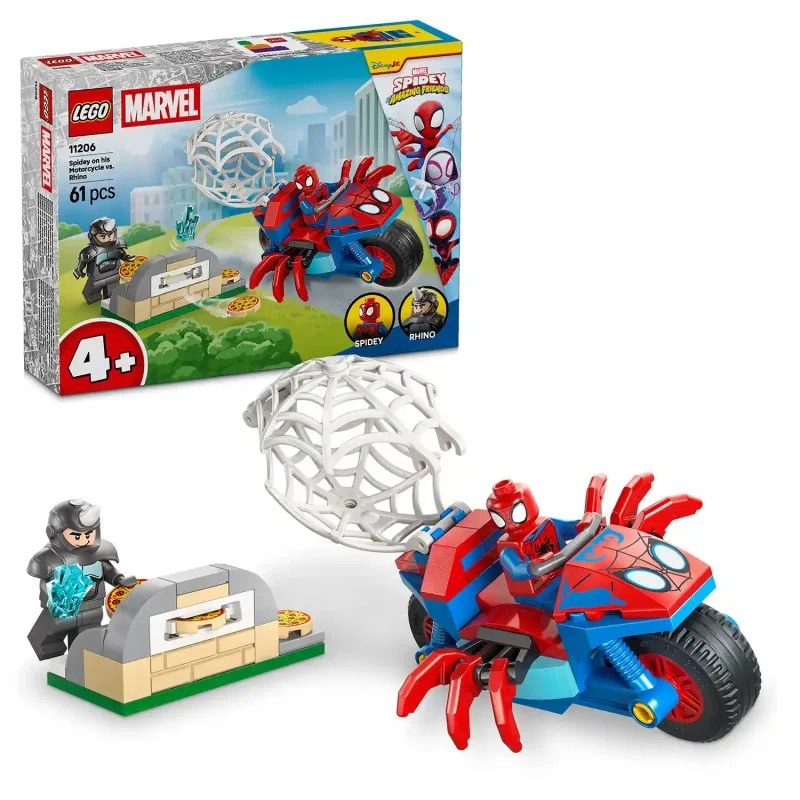 Marvel 11206 Spidey op de motor vs. Rhino