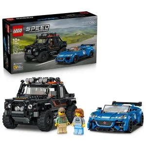 LEGO® Speed Champions 77264 Jaguar Project 7 en Land Rover Defender