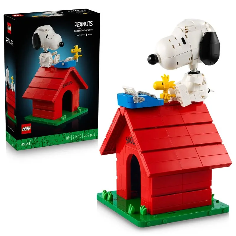 Ideas 21368 Peanuts: Snoopy's hondenhok