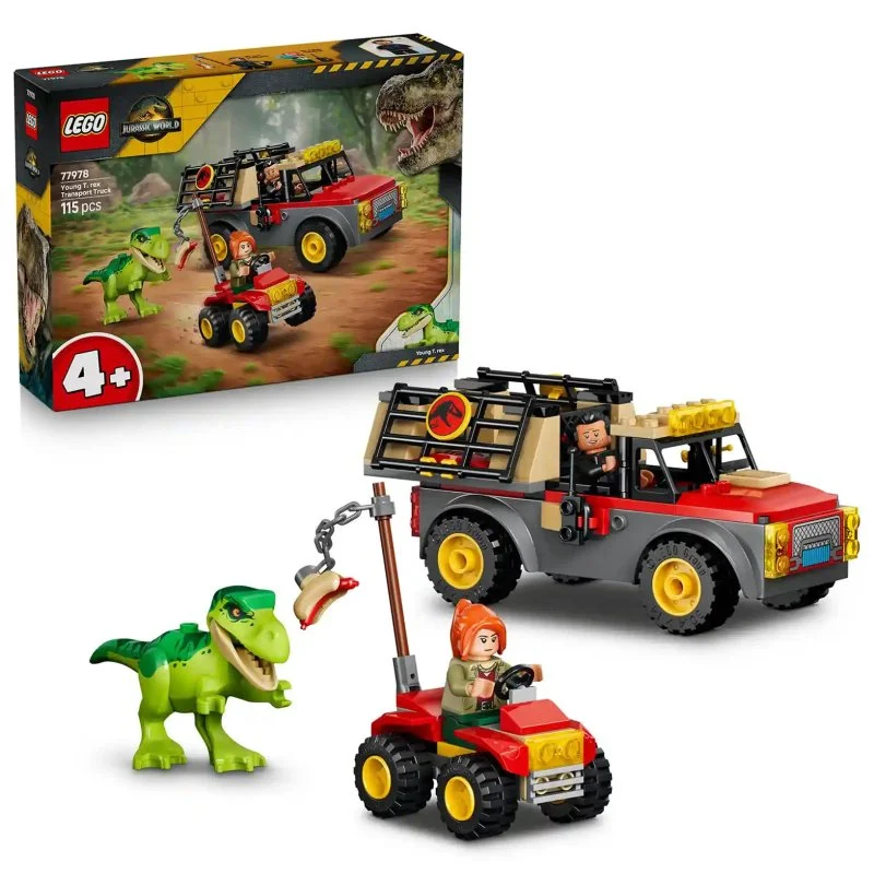 Jurassic World 77978 Vrachtwagen voor het vervoer van een kleine T-rex