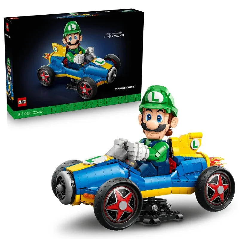 Super Mario™ 72050 Mario Kart™ – Luigi en Mach 8