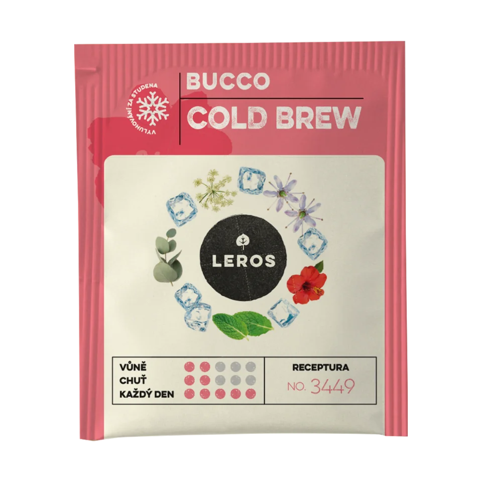 LEROS Kruidenmengsel Bucco Cold Brew - theezakjes (20 x 1,5 g) - voor het bereiden van ijsthee