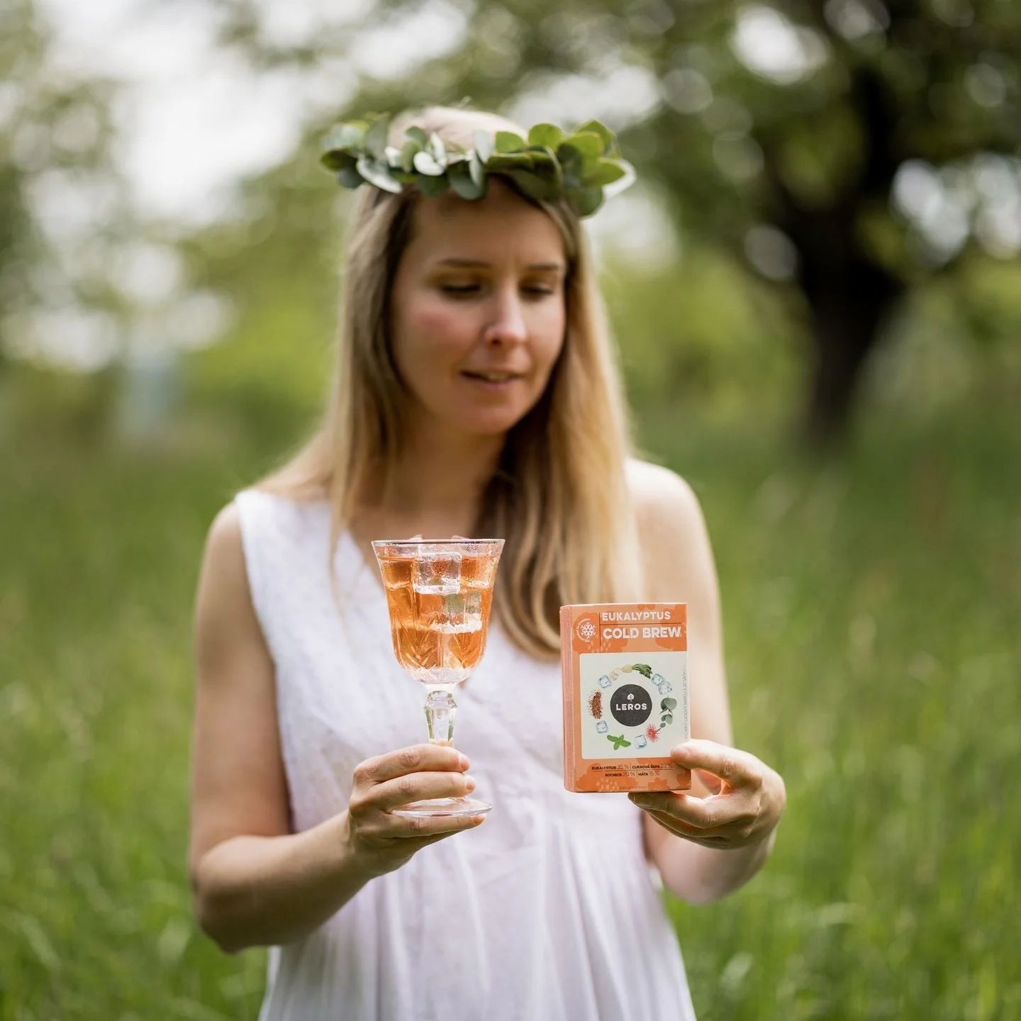 LEROS Kruidenmelange Eucalyptus Cold Brew - filterzakjes (20 x 1,8 g) - voor het bereiden van ijsthee