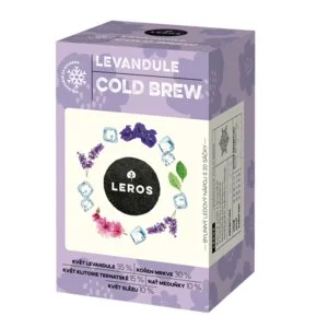 LEROS Kruidenmelange Lavendel Cold Brew - theezakjes (20 x 1,2 g) - voor het bereiden van ijsthee