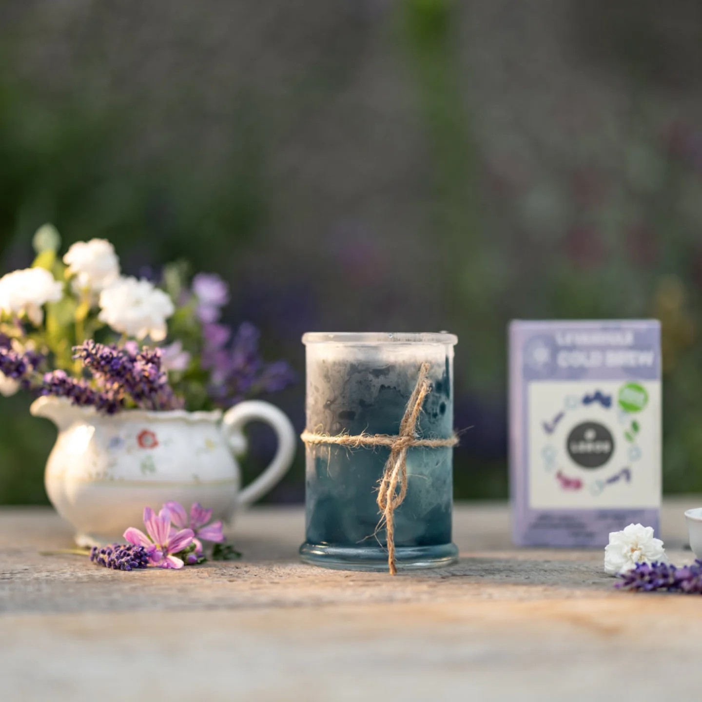 LEROS Kruidenmelange Lavendel Cold Brew - theezakjes (20 x 1,2 g) - voor het bereiden van ijsthee