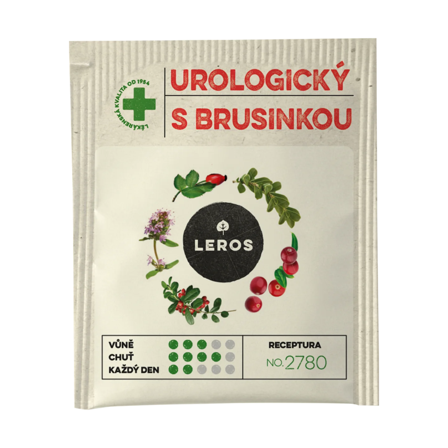 LEROS Urologische kruidenthee met cranberry - theezakjes (20 x 1,5 g) - ondersteunt de gezondheid van de urinewegen