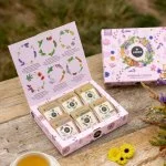 LEROS Geschenkset kruidenthee Geurende weide - theezakjes (6 x 5 stuks) - 6 kruidenmelanges