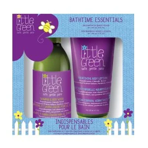 Little Green KIDS Bathtime Essentials Box voor kinderen (douchegel+bodylotion) +180 ml