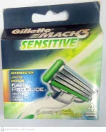 Mach3 Sensitive navulmesjes 4 stuks voor mannen