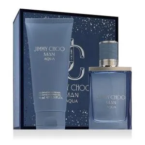 Jimmy Choo Man Aqua 50 ml + douchegel voor lichaam en haar eau de toilette voor heren