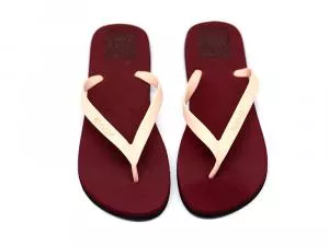 Ecoalf Mar Flip Flop Woman Burgundy