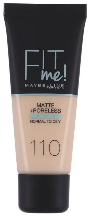 Fit Me! Matte + Poreless - 110 Porcelain 30 ml