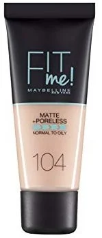Maybelline Fit Me! Matte + Poreless - 104 Zacht Ivoor